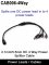 2.1mm/5.5mm DC Splitter Cable - Turns 1 DC plug in to 4 DC Plugs - CAB006-4way