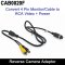 Female 4 Pin Screw Aviation to RCA Phono + DC Plug - Reversing Camera Adaptor | CAB0020F