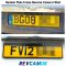 Number Plate Frame Reversing Camera Kit with Mirror Monitor and Wireless Sender/Receiver | DW35F