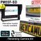 Number Plate Frame Reversing Camera Kit with 5" Display | PM55F-SD