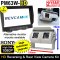 High Definition Twin Lens Sony AHD White Motorhome Bracket Reversing + Rear View Camera Kit with 7" Monitor | PM63W-HD