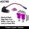 Piggyback Fuse Holder - Standard Blade with 3amp fuse | ACC76S