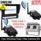 White Bracket Sony CCD Digital Wireless Dual Lens Rear view Camera Kit with 5" Monitor for Caravan | DW53W