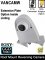 White Overhang Roof Mount Reversing Camera for Vans - 1/3" Sony CCD 700TVL sensor | VANCAMW