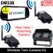 Black Bracket Sony CCD Digital Wireless Dual Lens Rear view Camera Kit with Mirror Monitor | DW33B