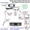 Number Plate Frame Reversing Camera Kit with 7" Mirror Monitor | PM35F-SD