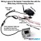 Sony CCD White Bracket Wireless Parking / Rear View Camera Kit with 7" Monitor | DW61W