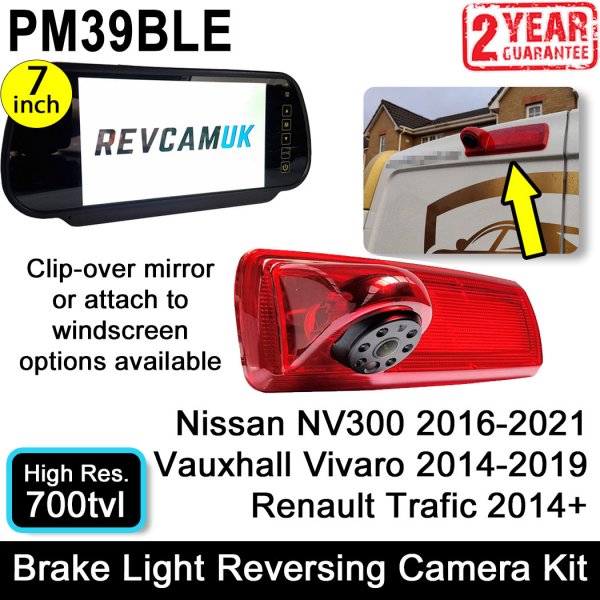 Reversing Cameras Uk Ltd Van Brake Light Reversing Camera Kits Renault Trafic Reversing