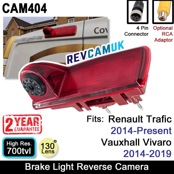 Reversing Cameras Uk Ltd Van Brake Light Reversing Camera Kits Renault Trafic Reversing