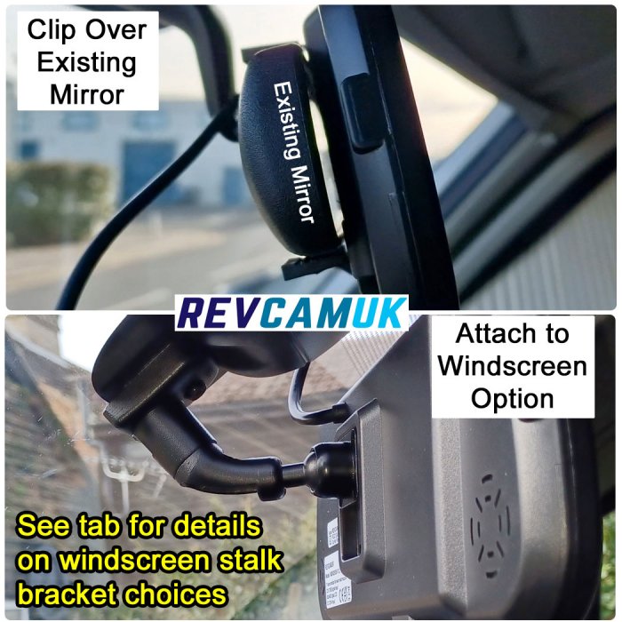 Reversing Cameras Uk Ltd Twin Dual Lens Rear View Reversing Camera Kits White Twin